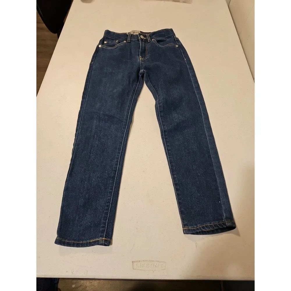 Levi SilverTab Mini Mom Jeans‎  w/Adjustable Waist Girls Sz 7 Regular (1332)